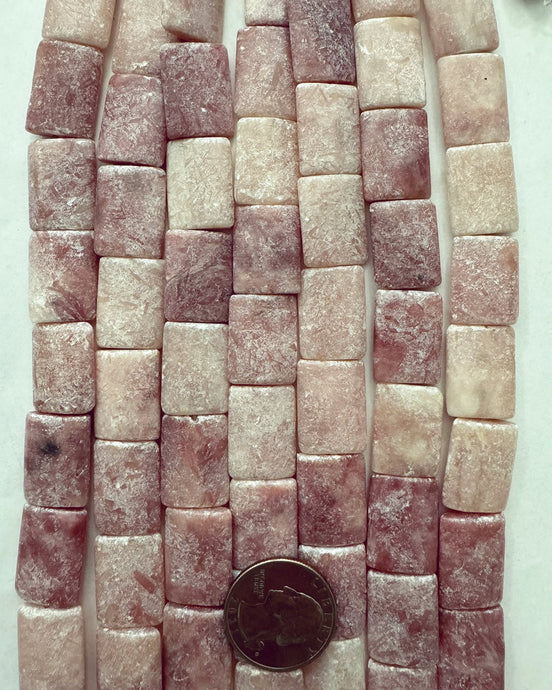 Pink Bloodstone, 20x13x5mm flat rectangle, 15