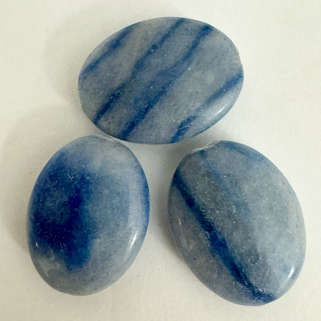 blue line jasper, 19x15x7mm puff oval, sold per single bead