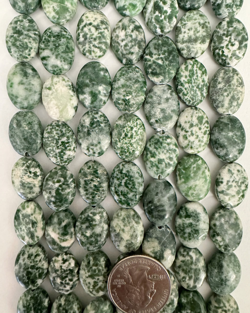 zing jiang jade, 17x13x6mm puff oval, 15