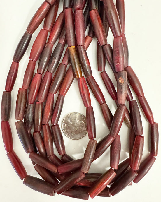 red horn, 25x7mm tube,  15