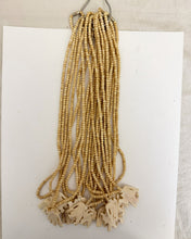 bone beads, 27x24x4mm hand carved elephant, 4mm round beads, 18" strand, item sold per strand