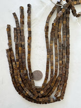 bronzite, 6mm cube, 15" strand, sold per strand