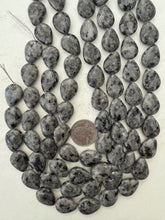 black labradorite, 20x14x7mm pear teardrop, 15" strand, sold per strand (lighter batch)