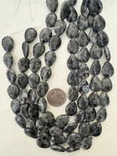 black labradorite, 20x14x7mm pear teardrop, 15" strand, sold per strand (darker batch)