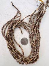 brown banded jasper, 4mm round, 15" strand, sold per strand