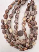 brown banded jasper, 19x14x7mm oval, 15" strand, sold per strand (batch 1)