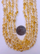 citrine, 6mm tumbled nuggets, 15" strand, sold per strand