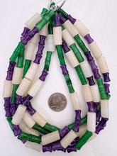 peach quartz green enhanced quartz purple enhanced quartz, 11-20mm shape mix, 15" strand, SOLD PER STRAND