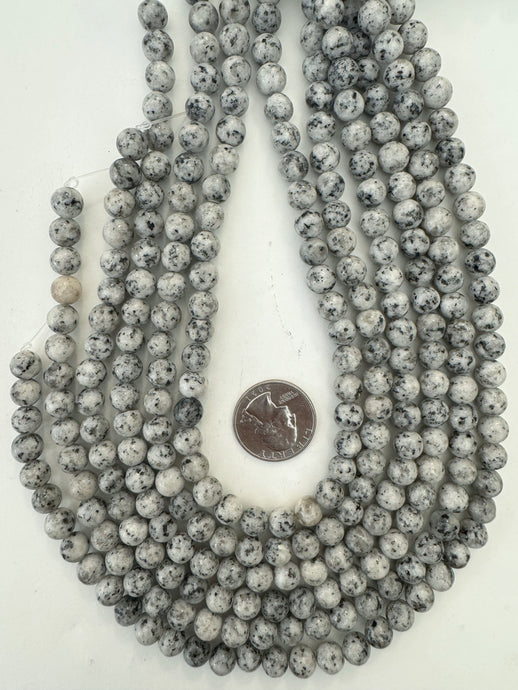 serpentine, 8mm round, 15