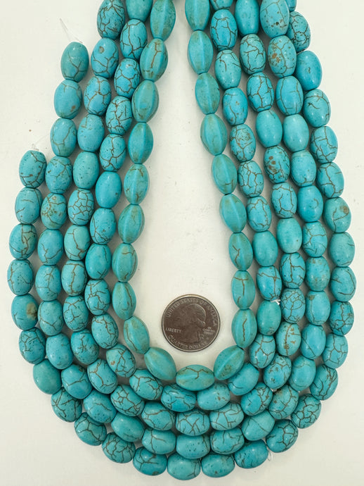 stabilized turquoise, tube mix, 15