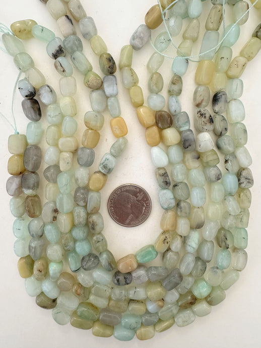 peruvian opal, 12x8mm nugget, 15
