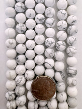 howlite, matte finish, 10mm round, 15" strand,  SOLD PER STRAND