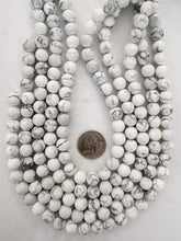 howlite, matte finish, 10mm round, 15" strand,  SOLD PER STRAND