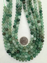 aventurine,  8mm round, 15" strand,  SOLD PER STRAND
