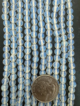 opalite, 6mm faceted round, 15" strand,  SOLD PER STRAND