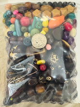 Vintage look resin beads 3.4 pound bag closeout lot