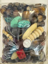 Vintage look resin beads 3.5 pound bag closeout lot