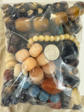 Vintage look resin beads 3.5 pound bag closeout lot