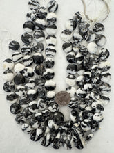 mexican zebra jasper, 18x18x7mm coin, 15" strand,  SOLD PER STRAND