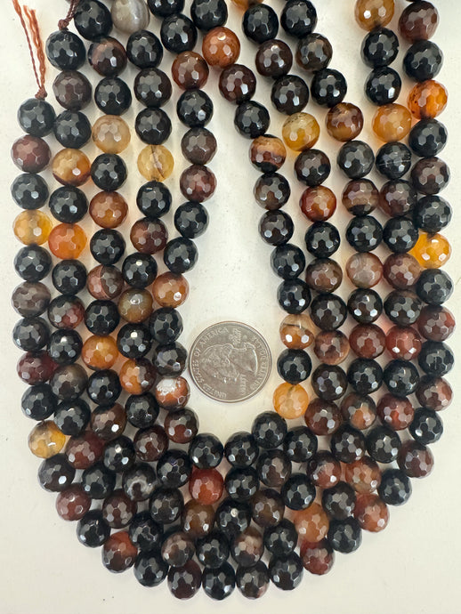 dream agate, 10mm faceted round, 15