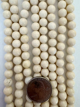 riverstone, 8mm round, 15" strand,  SOLD PER STRAND
