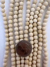riverstone, 6mm round, 15" strand,  SOLD PER STRAND