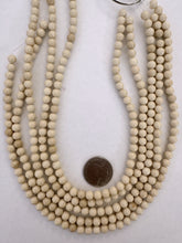 riverstone, 6mm round, 15" strand,  SOLD PER STRAND