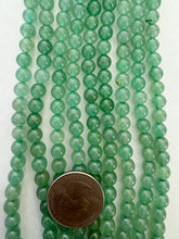 aventurine, 6mm round, 15" strand,  SOLD PER STRAND