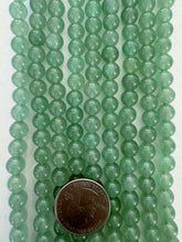 aventurine, 8mm round, 15" strand,  SOLD PER STRAND