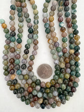 indian agate, 8mm round, 15" strand,  SOLD PER STRAND