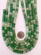 aventurine, 8x6mm pony rondelle, 15" strand,  SOLD PER STRAND