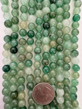 fall tones mix aventurine, 8mm round, 15" strand,   SOLD PER STRAND