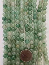 mixed tone aventurine, 8mm round, 15" strand,   SOLD PER STRAND