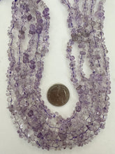 natural amethyst, 8mm chips, 15" strand,  SOLD PER STRAND