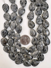 black labradorite, 20x16x7mm pear teardrop, 15" strand, sold per strand (batch 1)
