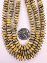 crazy lace agate, 9x4mm rondelle, 15" strand, sold per strand