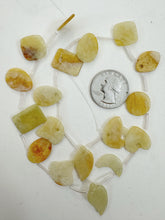 natural serpentine, 18-20mm shape animal and nature motifs, 15" strand, sold per strand, may have some chipped or broken beads