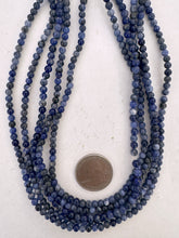 sodalite, 4mm round, 15" strand,   SOLD PER STRAND