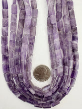 variable tone cape amethyst, 12x8x4mm rectangle, 15" strand,  SOLD PER STRAND