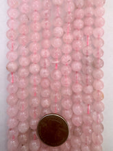 rose quartz, 8mm round, 15" strand, SOLD PER STRAND