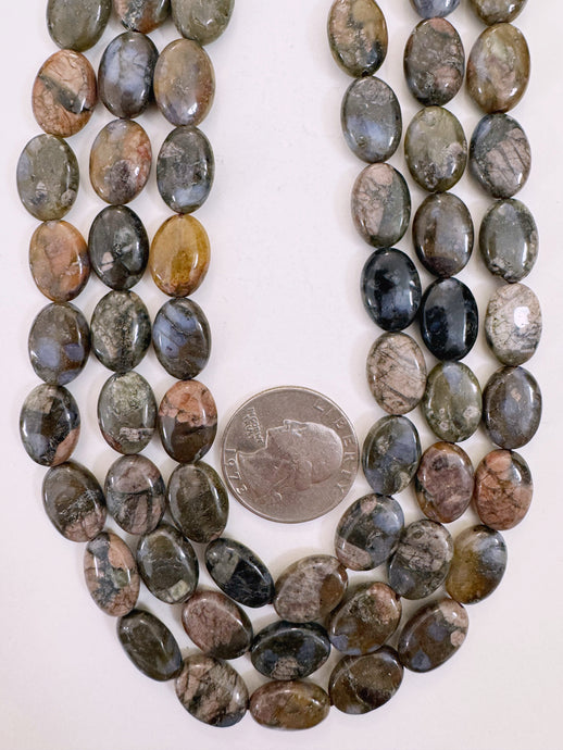 reocite, 15x10x5mm oval, 15