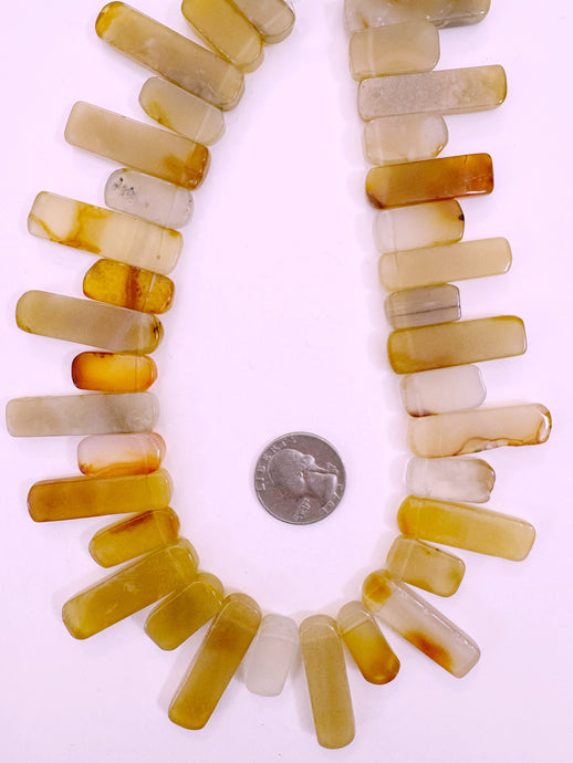 carnelian, 21-40mm stick pendant mix, 15