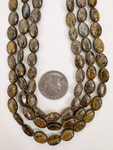 bronzite, 11x8x4mm oval, 15" strand, sold per strand