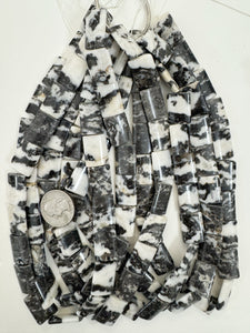 mexican zebra jasper, 20x14x4mm rectangle, 15" strand, sold per strand