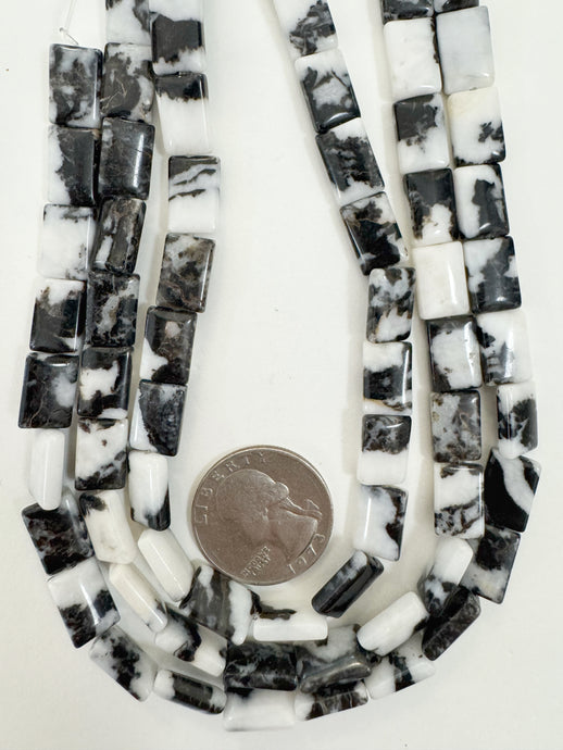 mexican zebra jasper, 12x8x3mm rectangle, 15