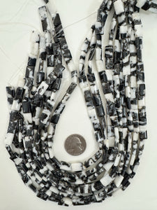 mexican zebra jasper, 12x8x3mm rectangle, 15" strand, sold per strand