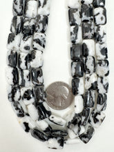 mexican zebra jasper, 14x10x5mm rectangle, 15" strand, sold per strand
