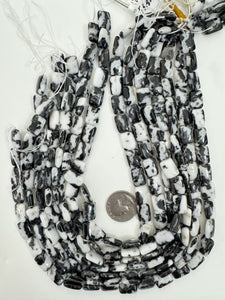 mexican zebra jasper, 14x10x5mm rectangle, 15" strand, sold per strand