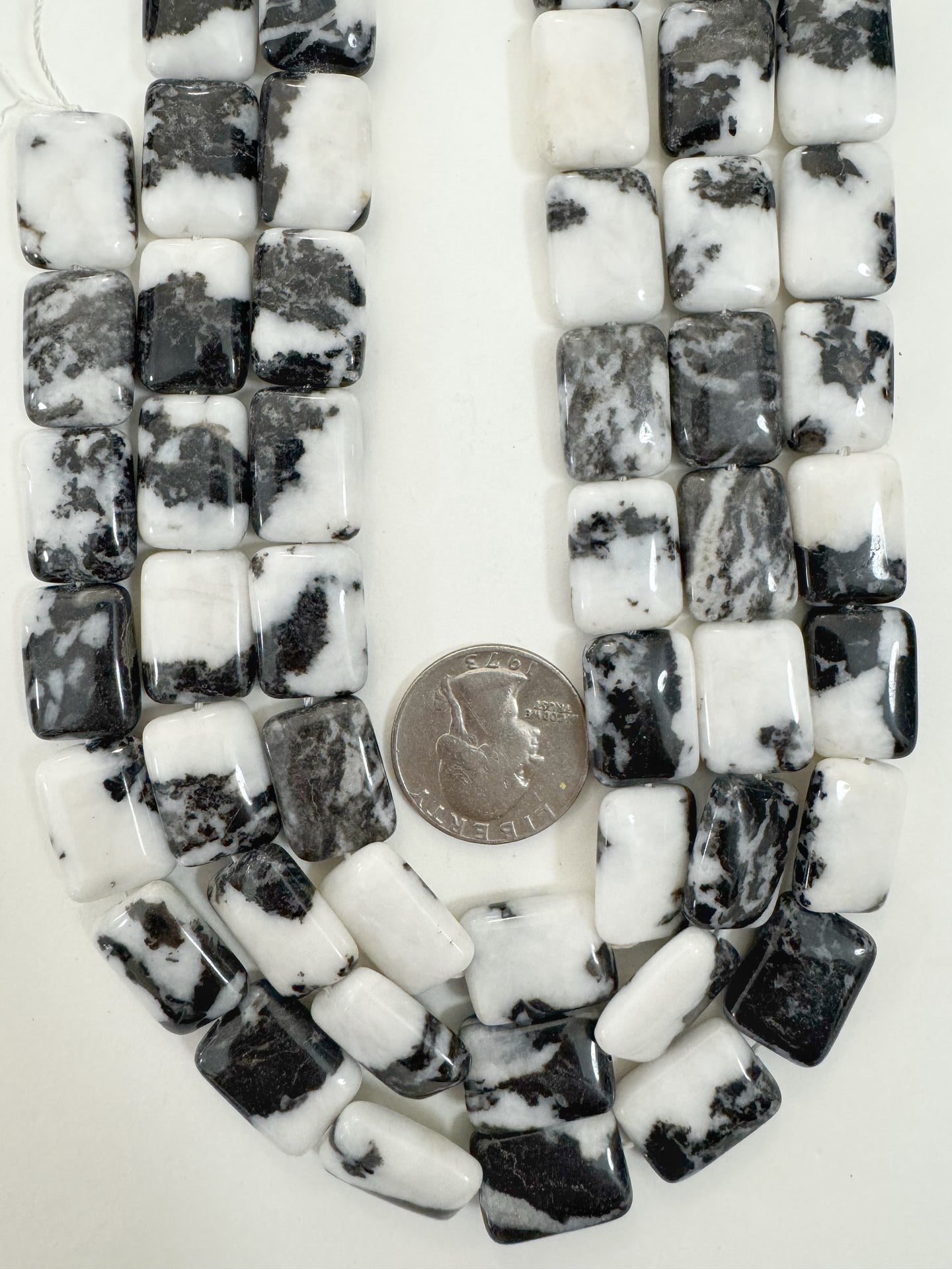 mexican zebra jasper, 18x13x6mm rectangle, 15