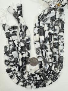 mexican zebra jasper, 18x13x6mm rectangle, 15" strand, sold per strand